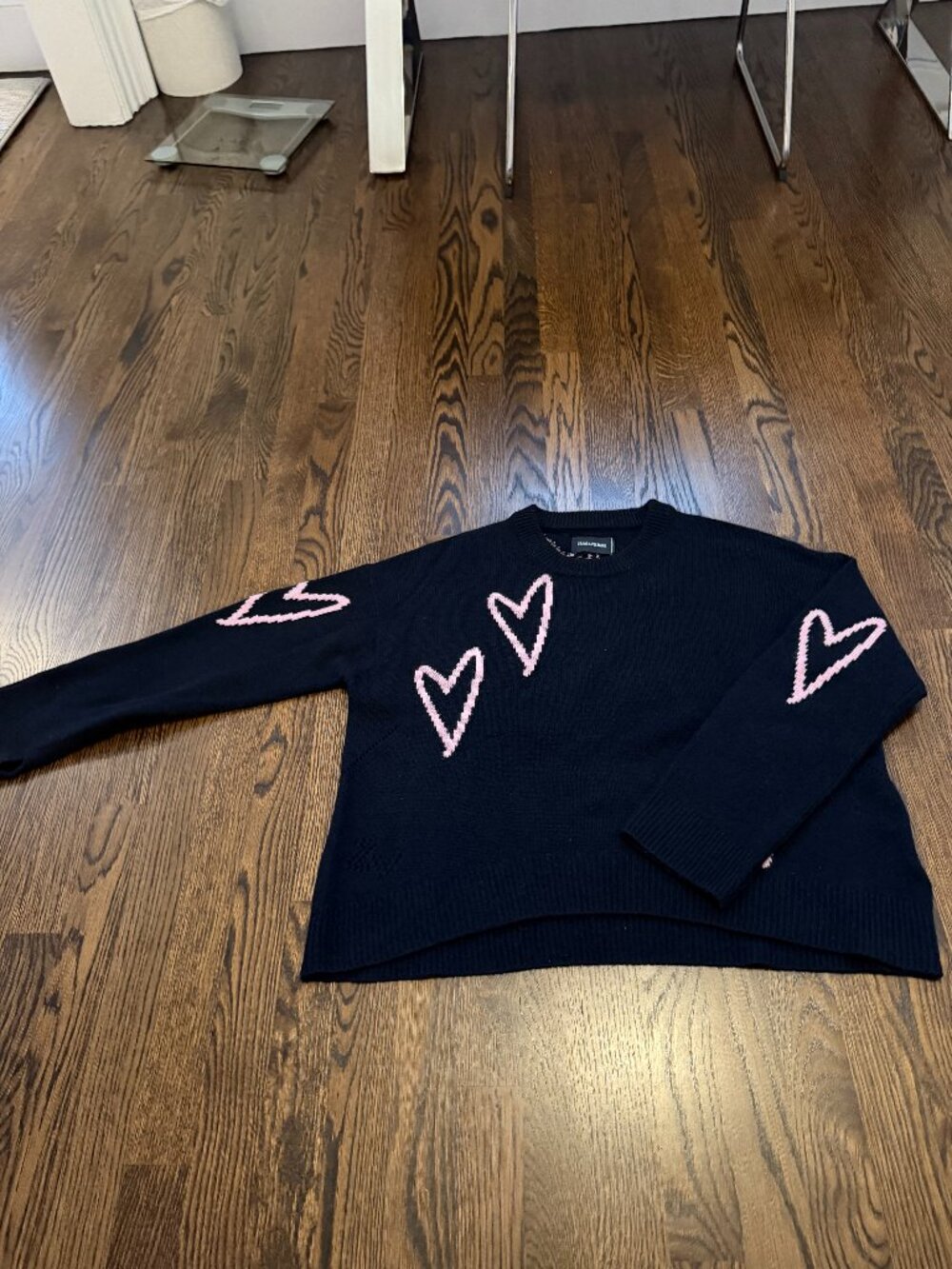 Zadig & Voltaire Markus Cashmere Heart Sweater